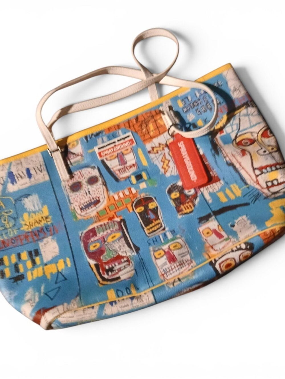 Rare Jean Michele Basquiat Sprayground Tote New rare New With Out Tags